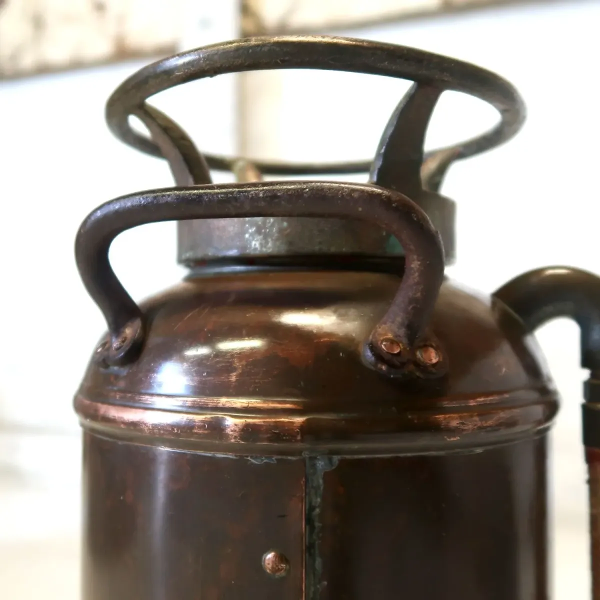 ビンテージ 消火器 銅×真鍮