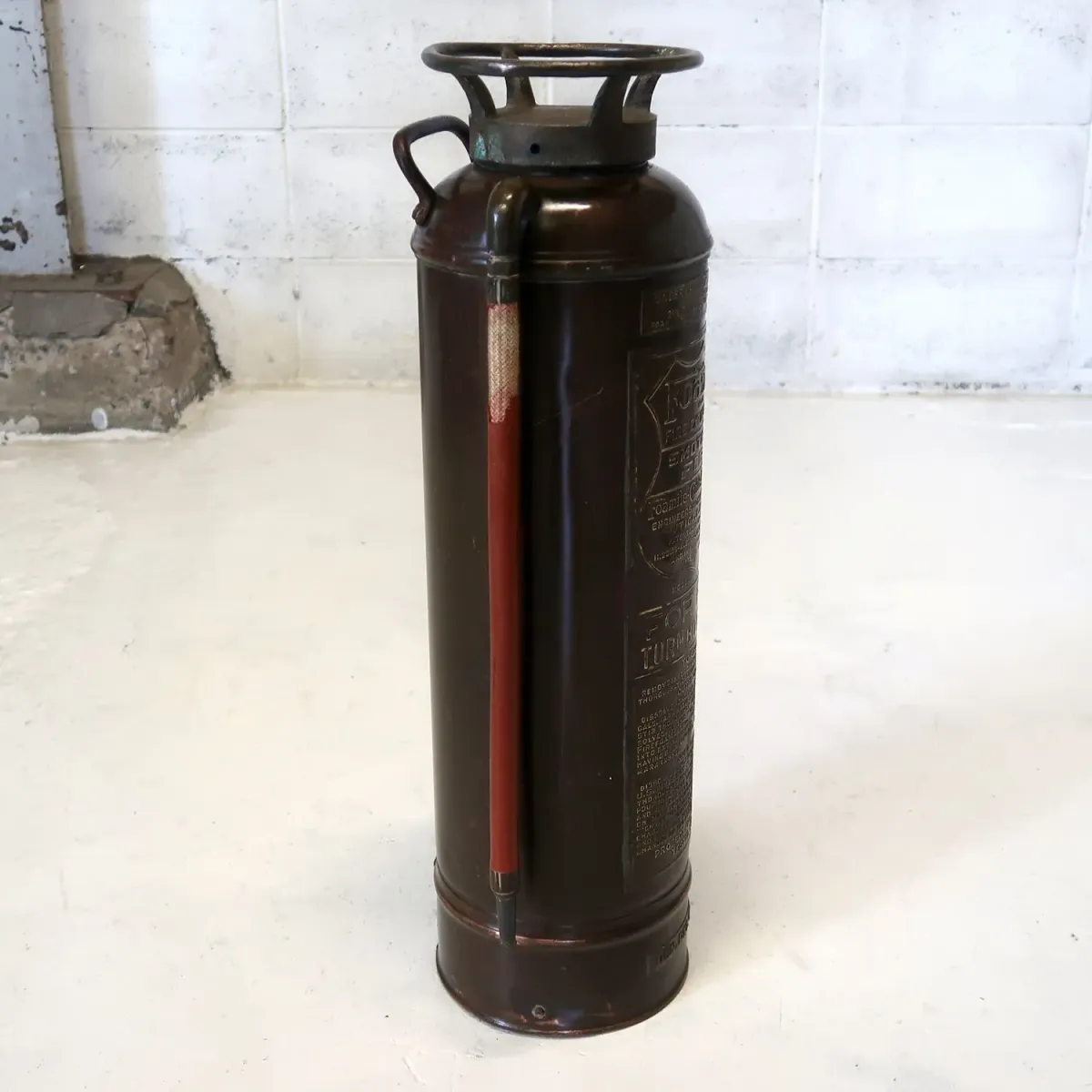 ビンテージ 消火器 銅×真鍮