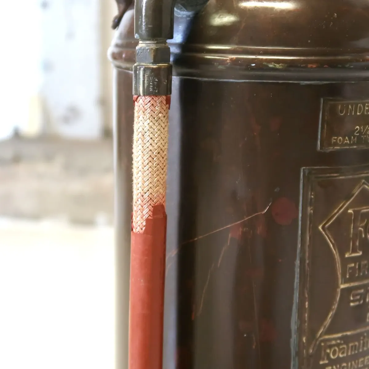 ビンテージ 消火器 銅×真鍮