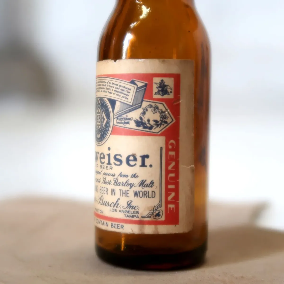 Budweiser ビンテージ ボトル型 シェーカー