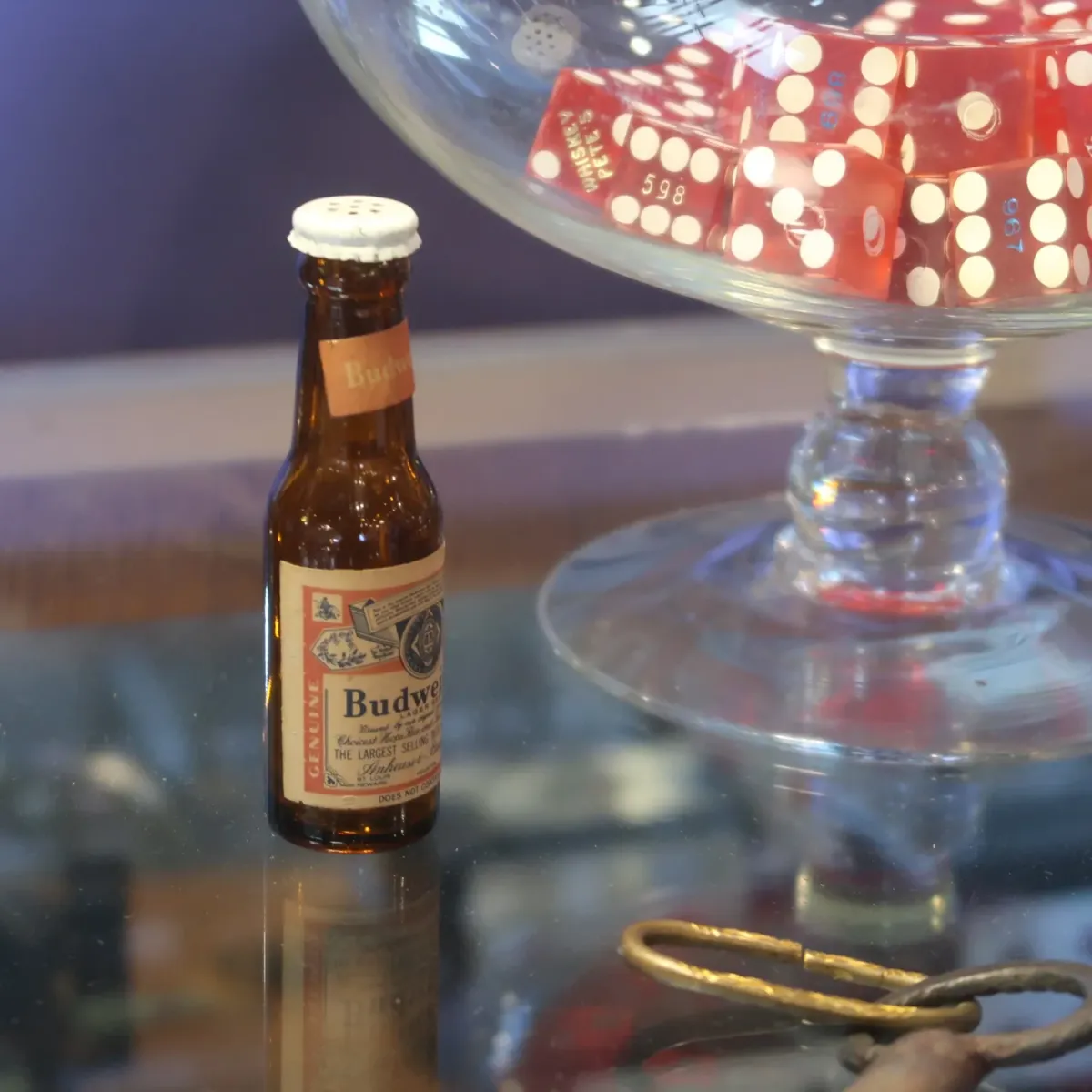 Budweiser ビンテージ ボトル型 シェーカー