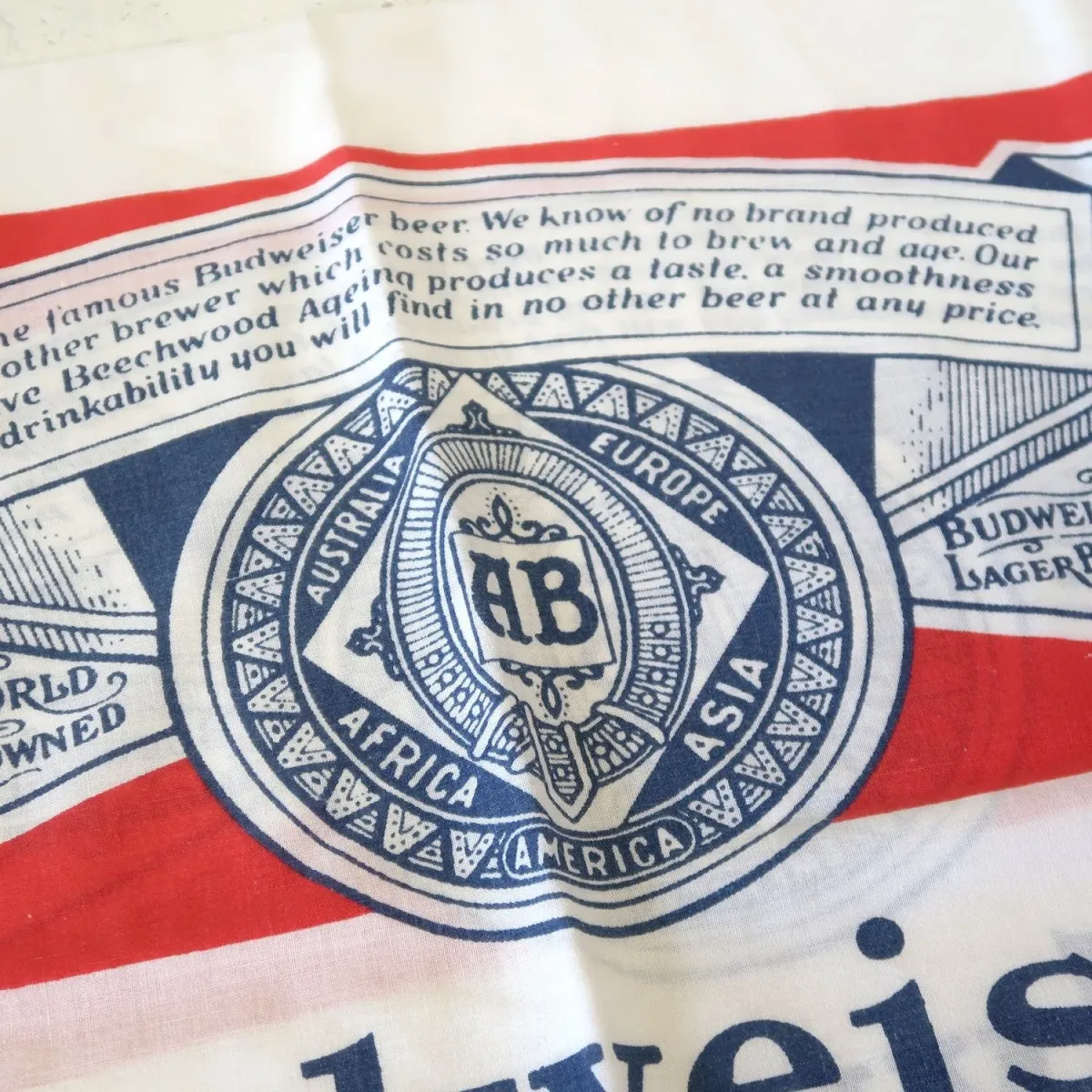 70's～ Budweiser ビンテージ ピローケース 枕カバー