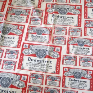 70's～ Budweiser ビンテージ フラットシーツ