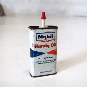 Mobiloil ビンテージ オイル缶