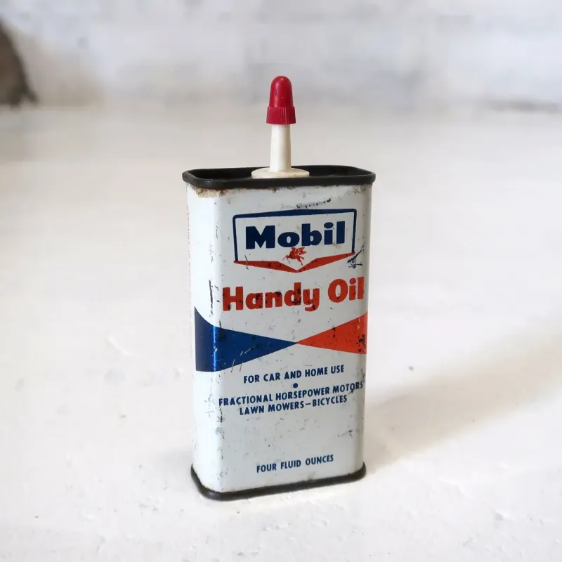 Mobiloil ビンテージ オイル缶