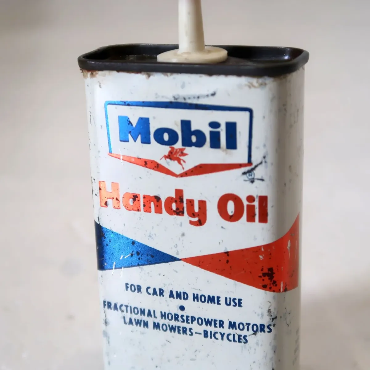 Mobiloil ビンテージ オイル缶