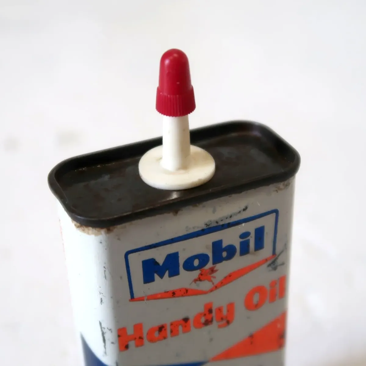 Mobiloil ビンテージ オイル缶