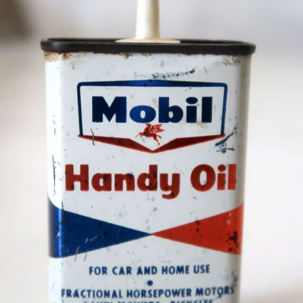 Mobiloil ビンテージ オイル缶