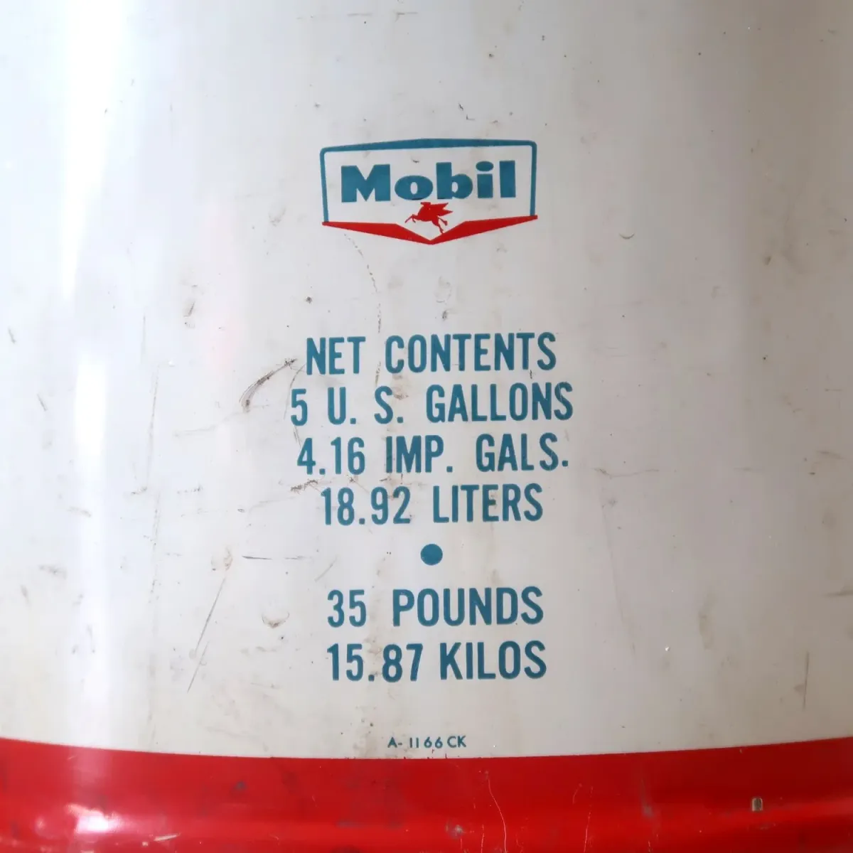 Mobiloil ビンテージ オイル缶
