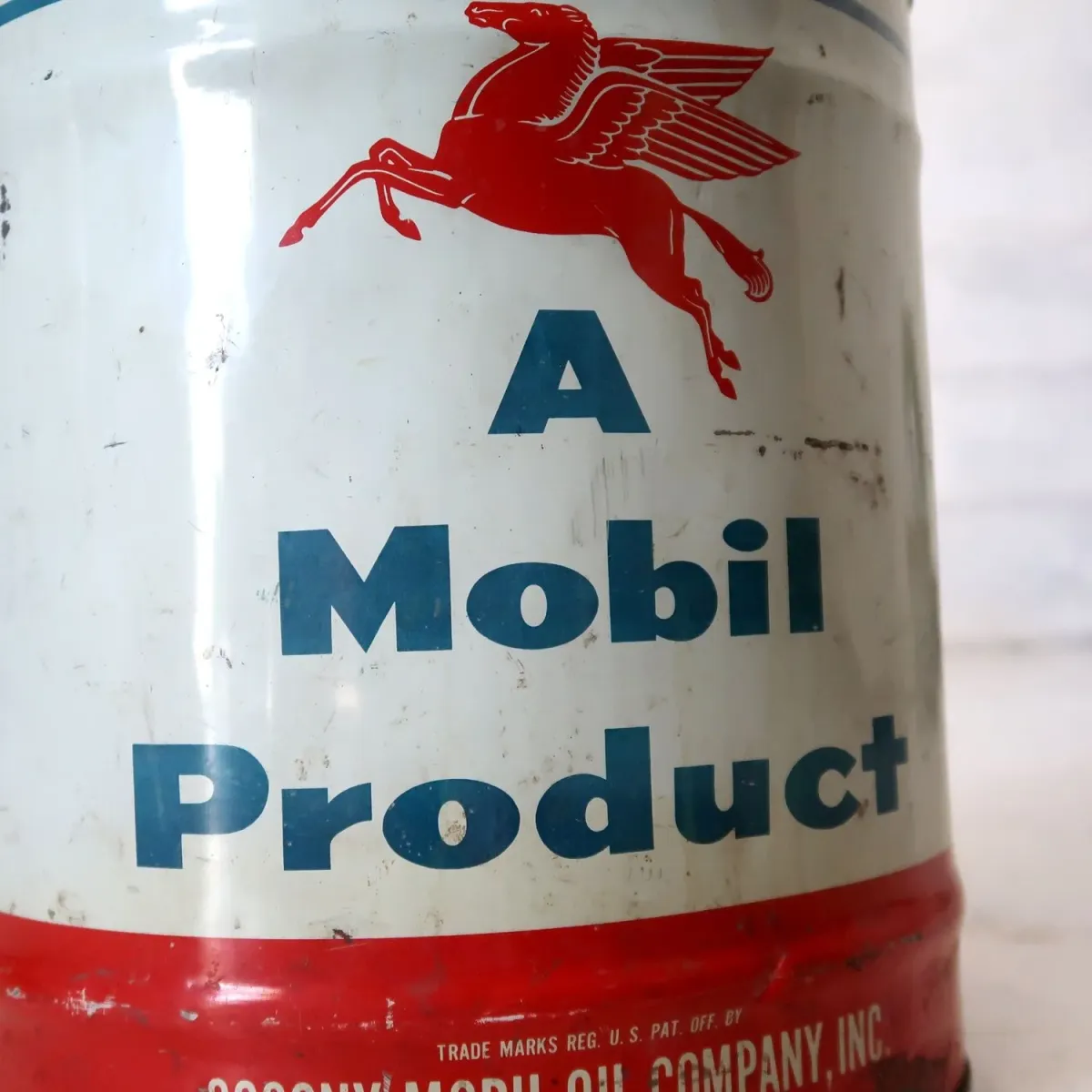 Mobiloil ビンテージ オイル缶