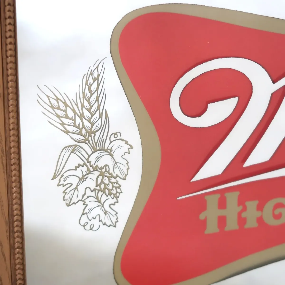 Miller HIGH LIFE ビンテージ パブミラー