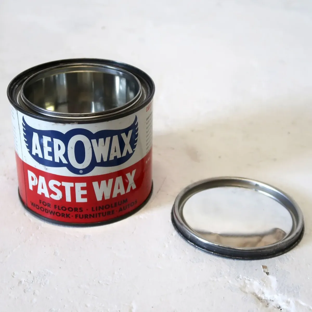 AEROWAX ビンテージ メタル缶