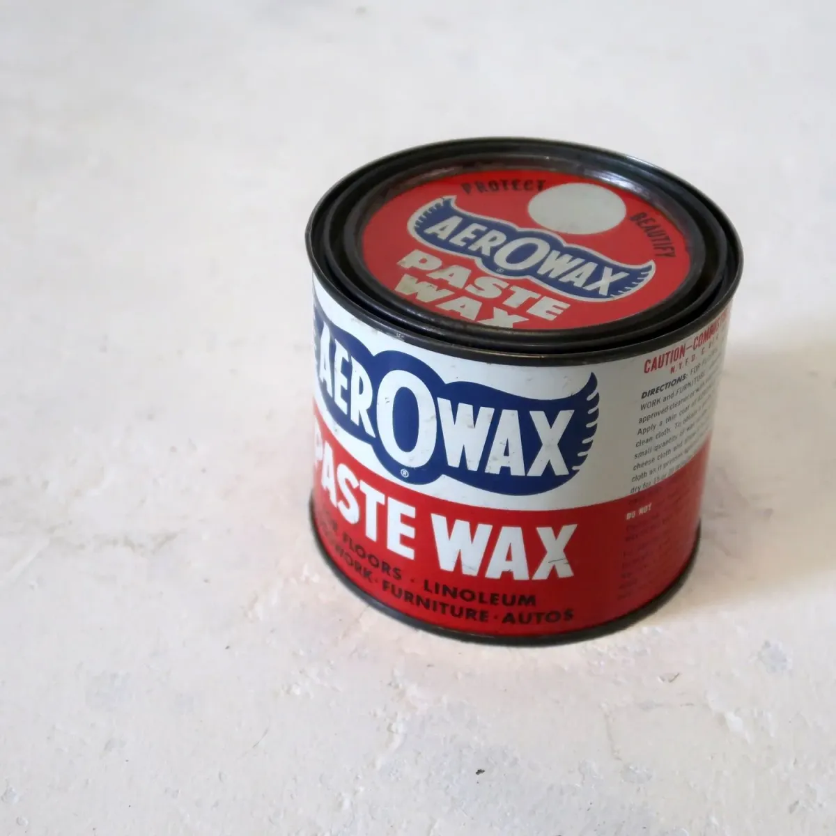 AEROWAX ビンテージ メタル缶