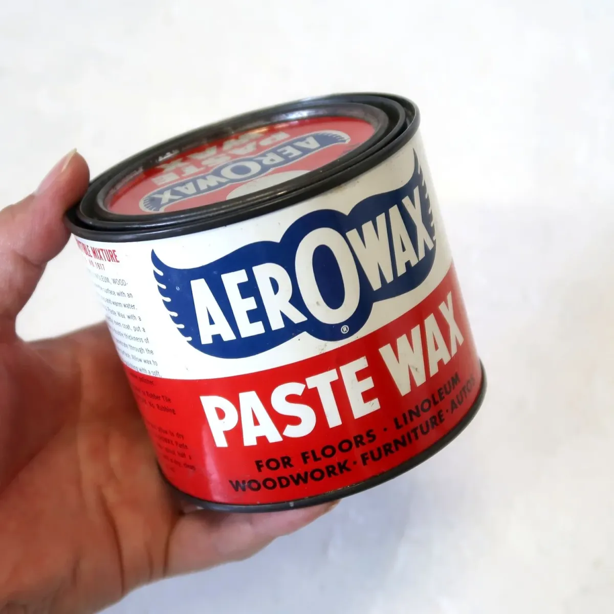 AEROWAX ビンテージ メタル缶