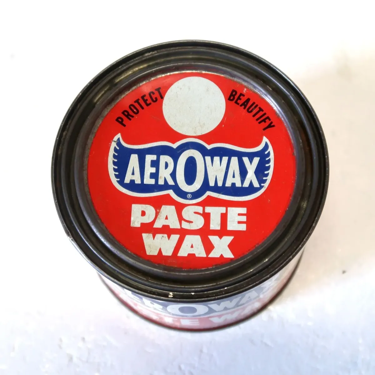 AEROWAX ビンテージ メタル缶