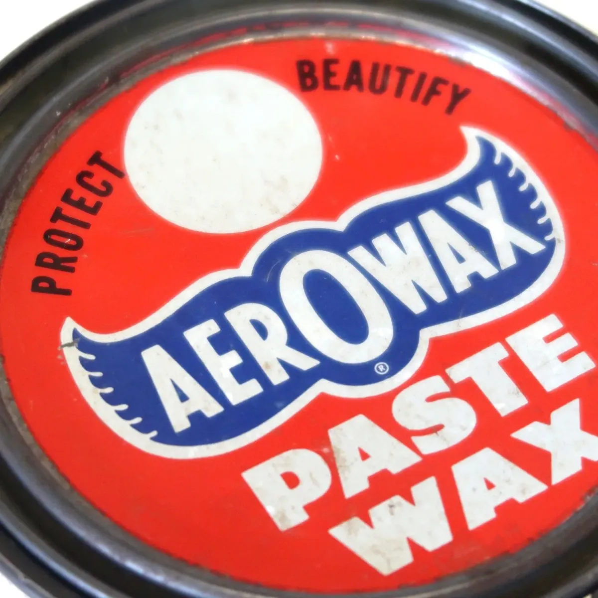 AEROWAX ビンテージ メタル缶