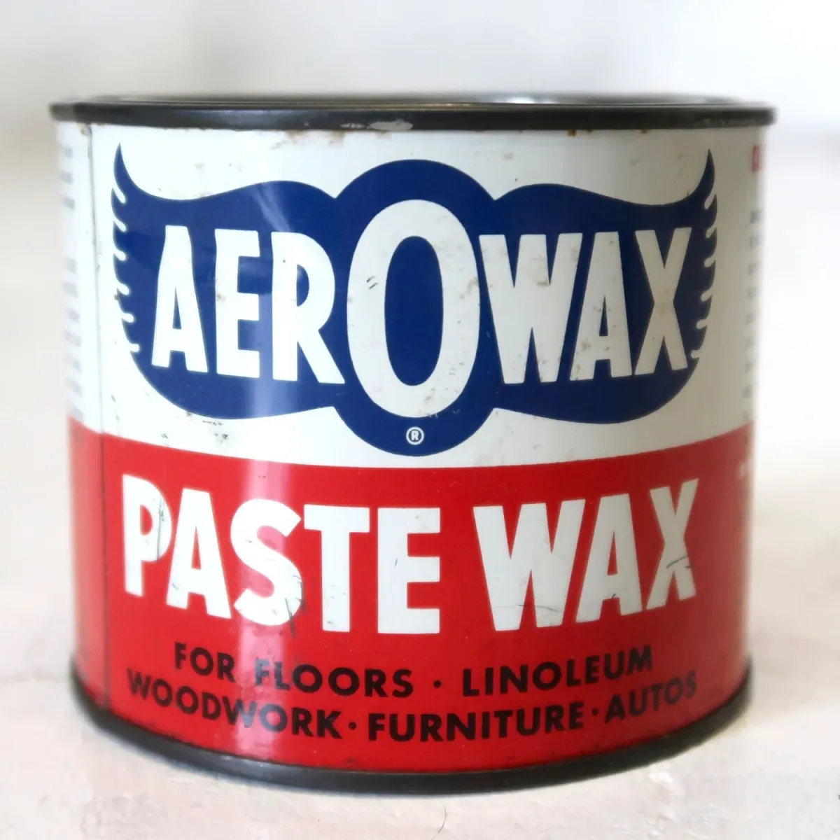 AEROWAX ビンテージ メタル缶