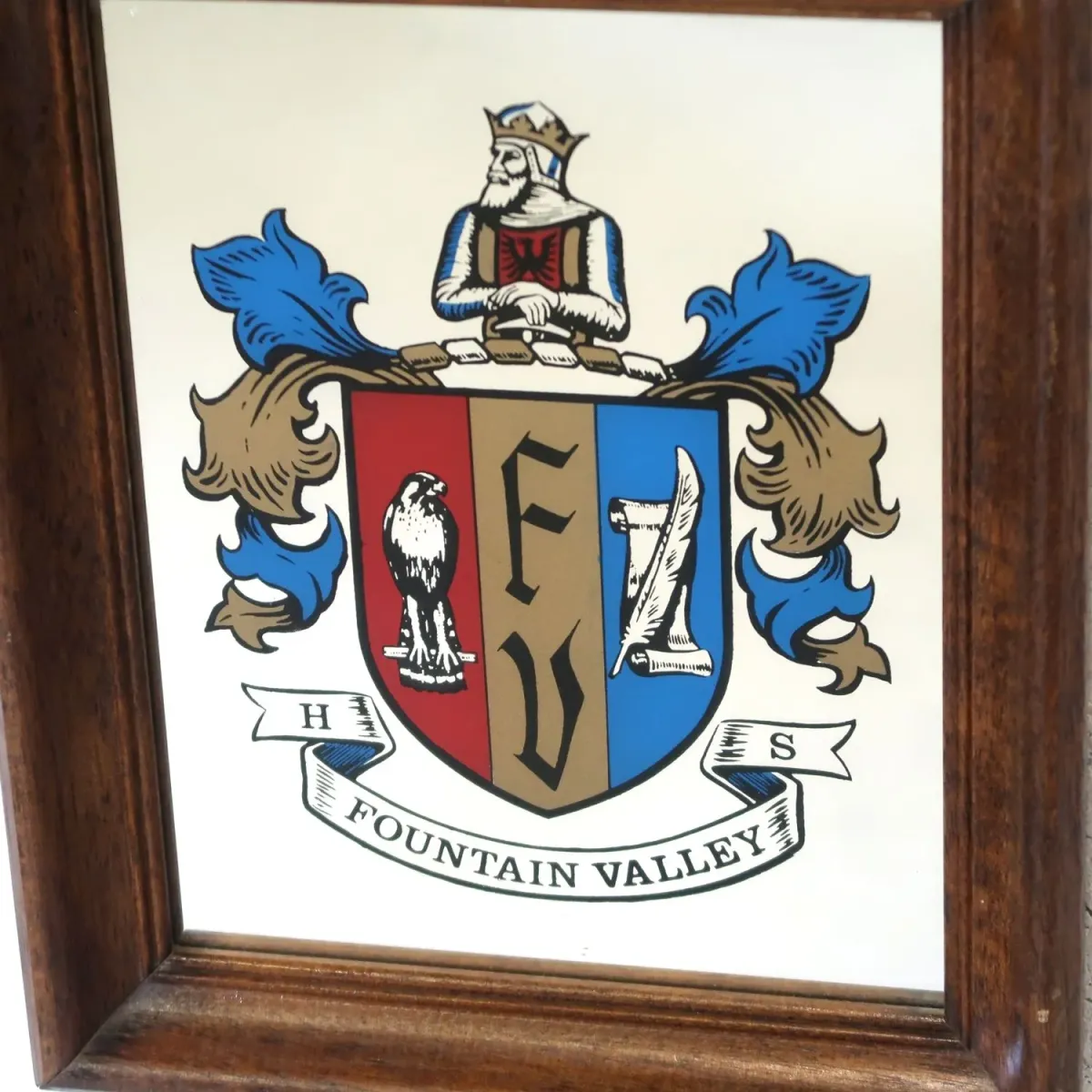 FOUNTAIN VALLEY HIGH SCHOOL ビンテージ ウォールミラー
