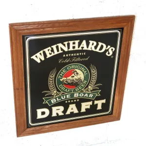 WEINHARD'S BLUE BOAR DRAFT ビンテージ パブミラー