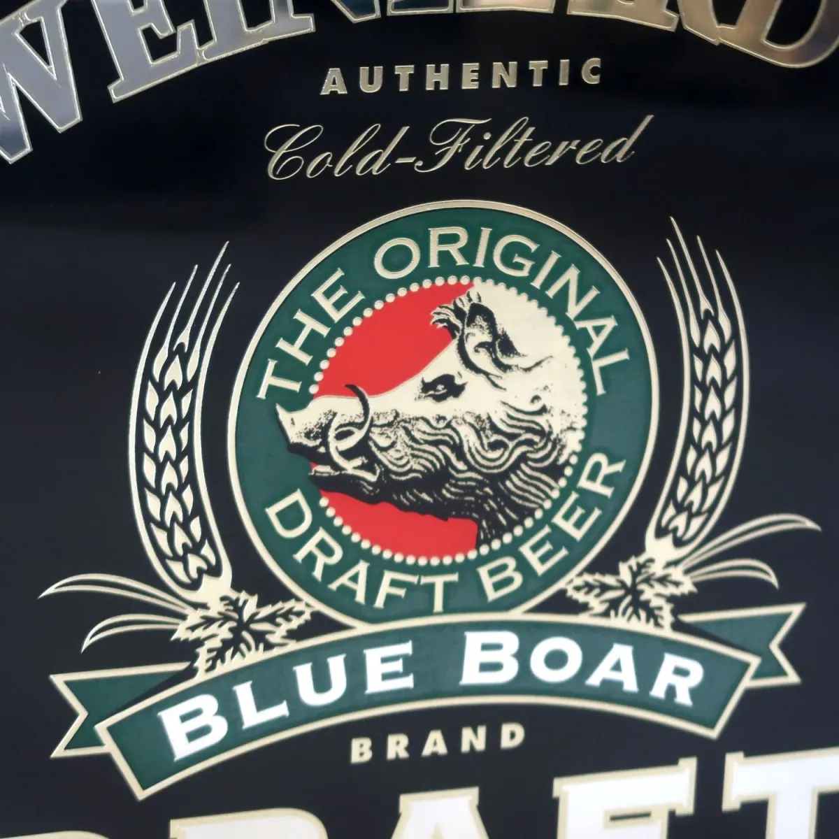 WEINHARD'S BLUE BOAR DRAFT ビンテージ パブミラー