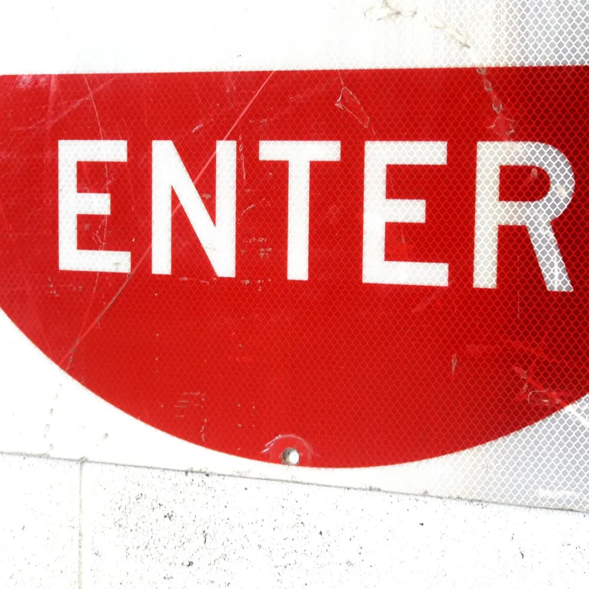 DO NOT ENTER ロードサイン