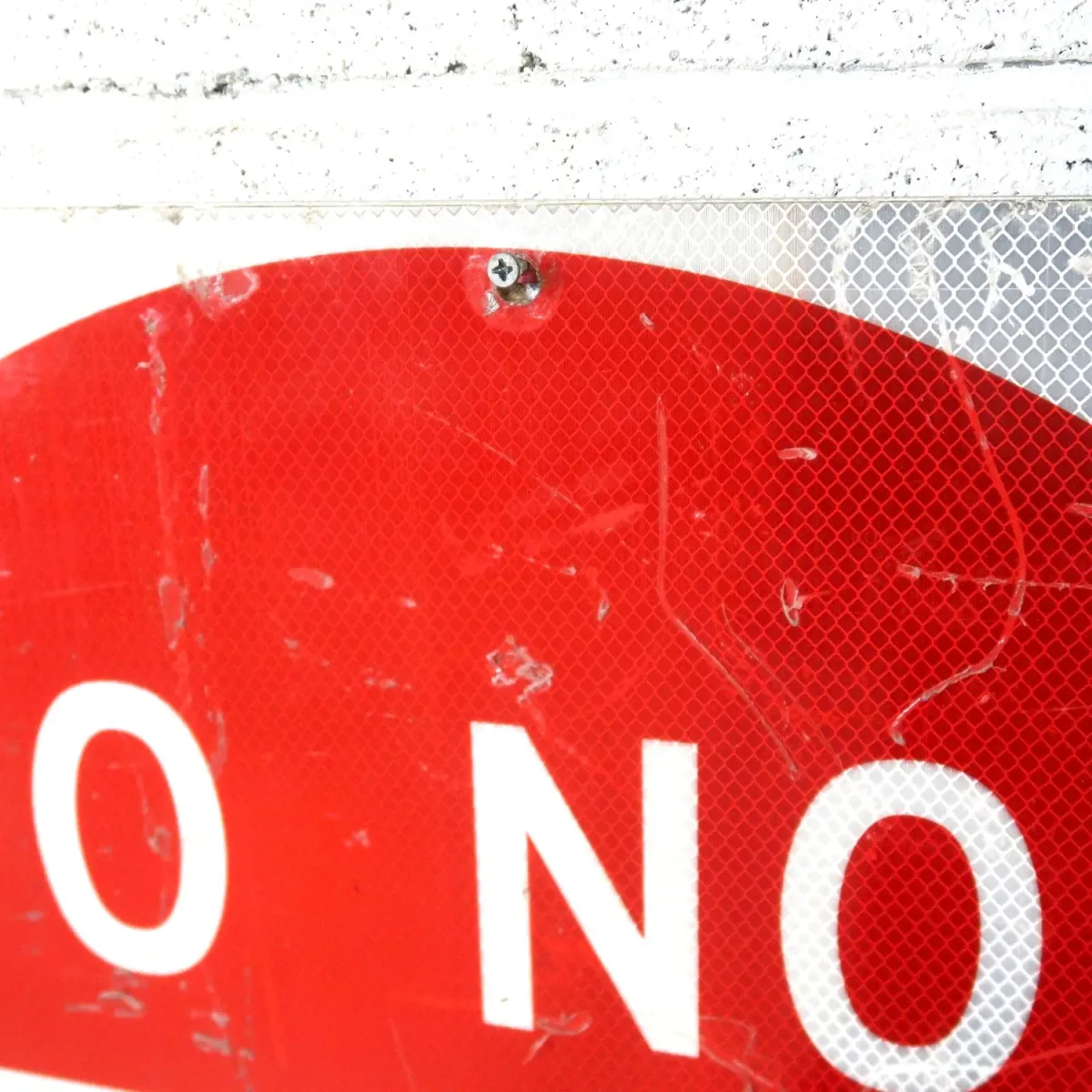 DO NOT ENTER ロードサイン