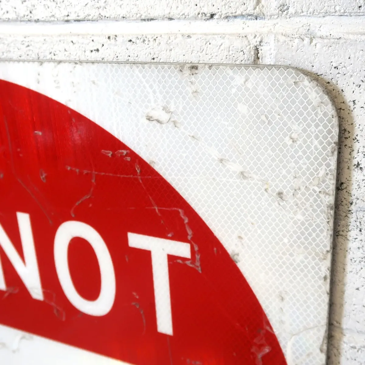 DO NOT ENTER ロードサイン