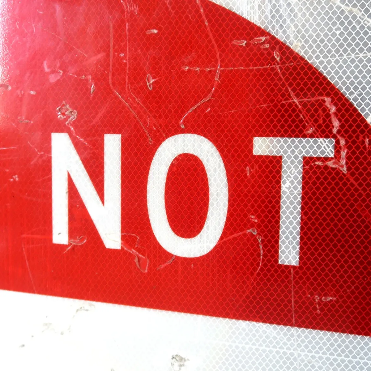 DO NOT ENTER ロードサイン