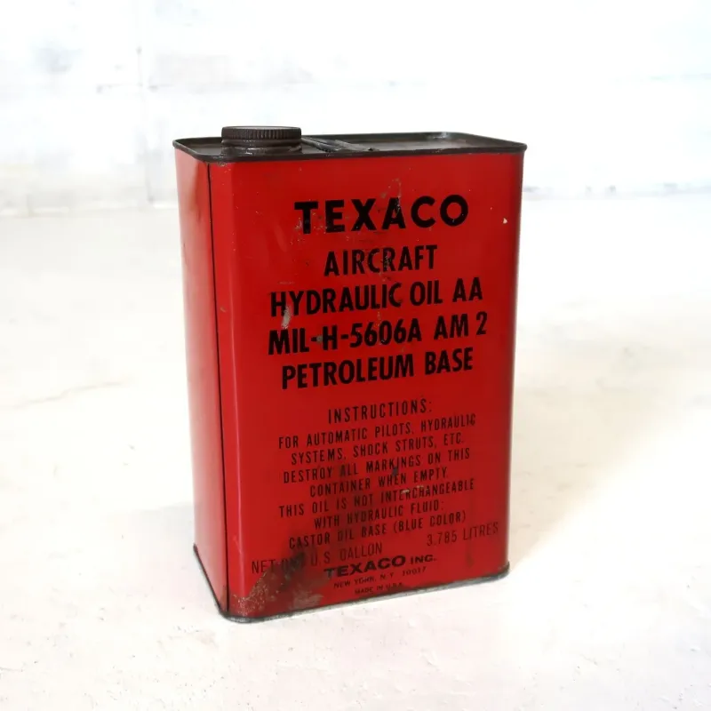 TEXACO ビンテージ オイル缶