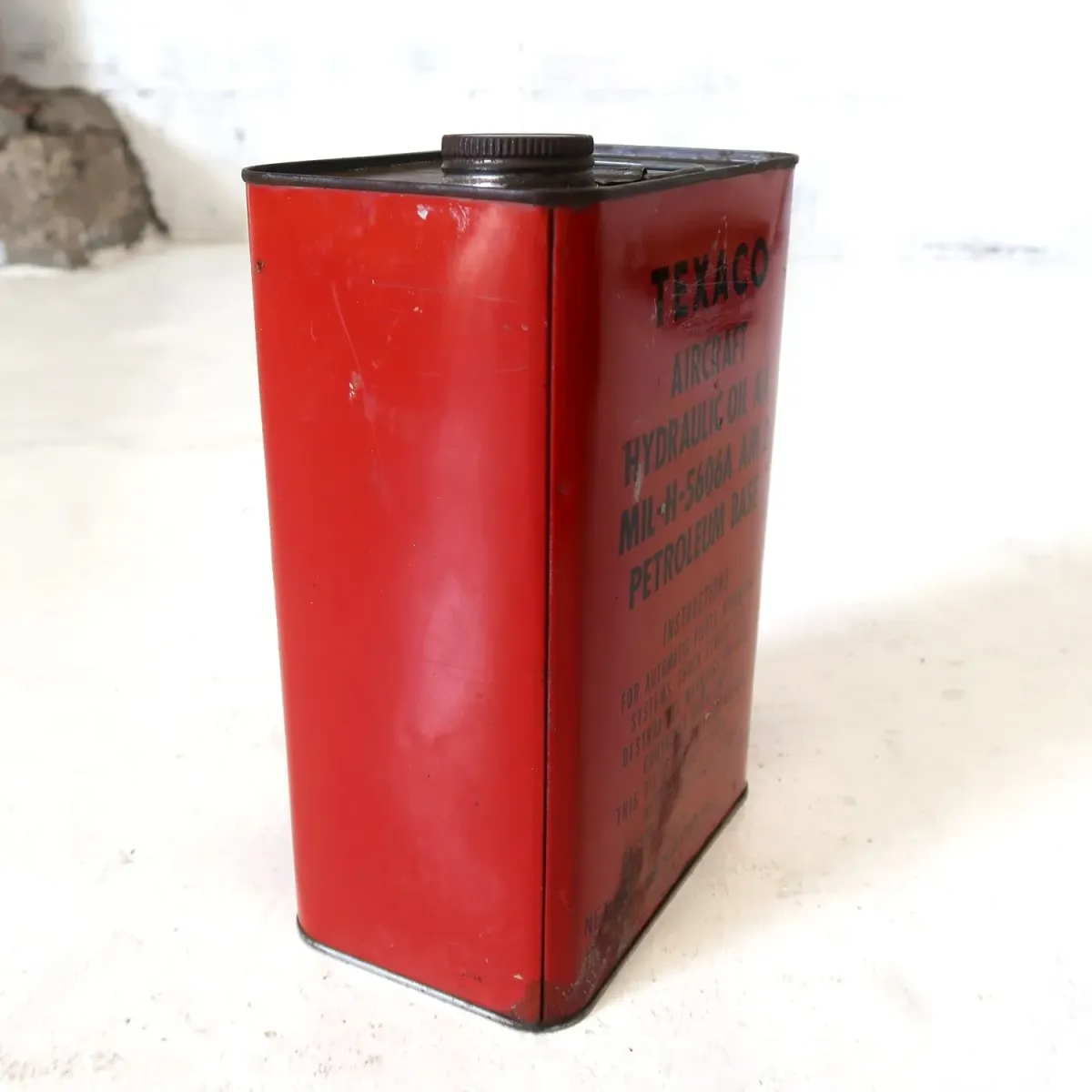 TEXACO ビンテージ オイル缶