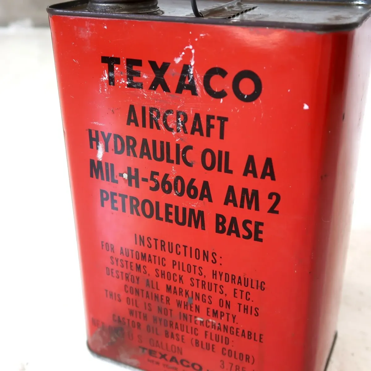 TEXACO ビンテージ オイル缶