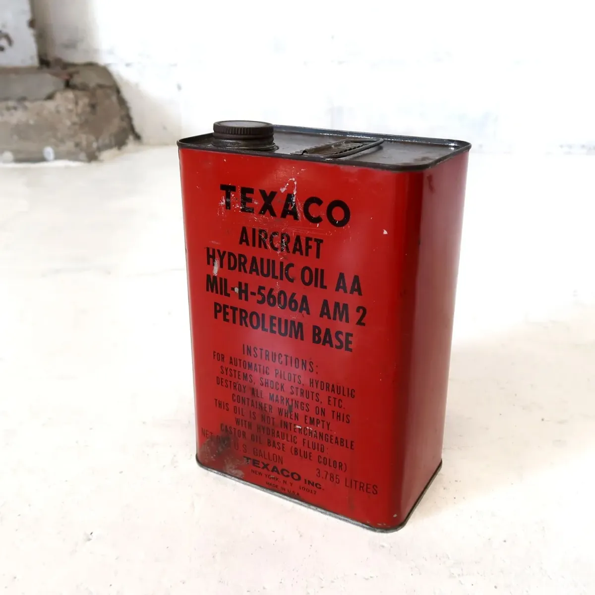 TEXACO ビンテージ オイル缶