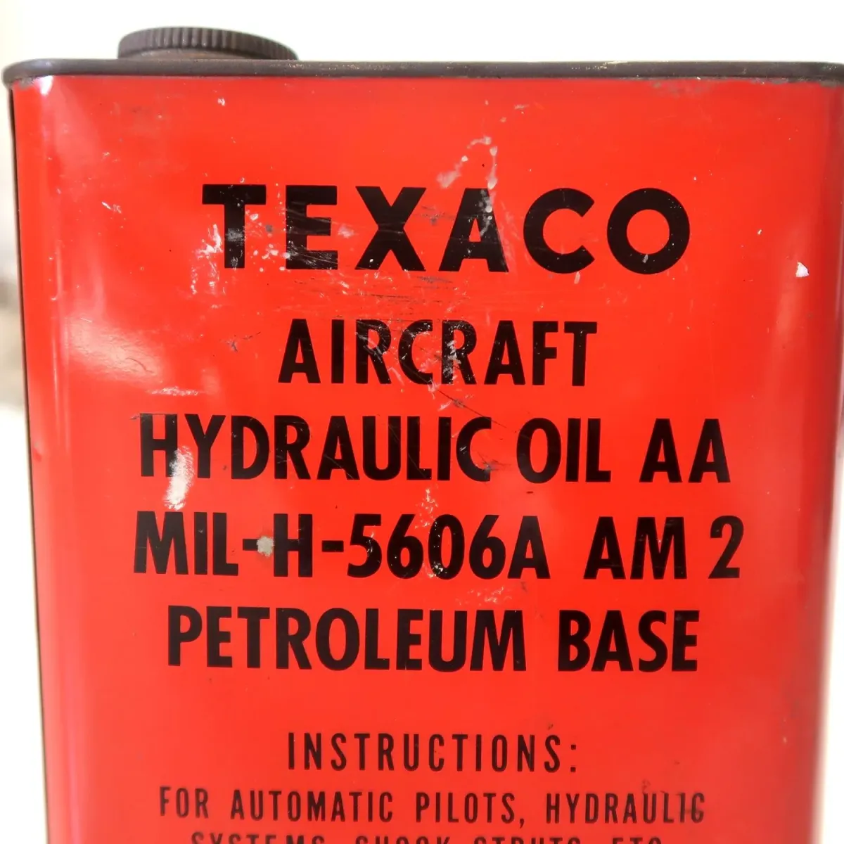 TEXACO ビンテージ オイル缶