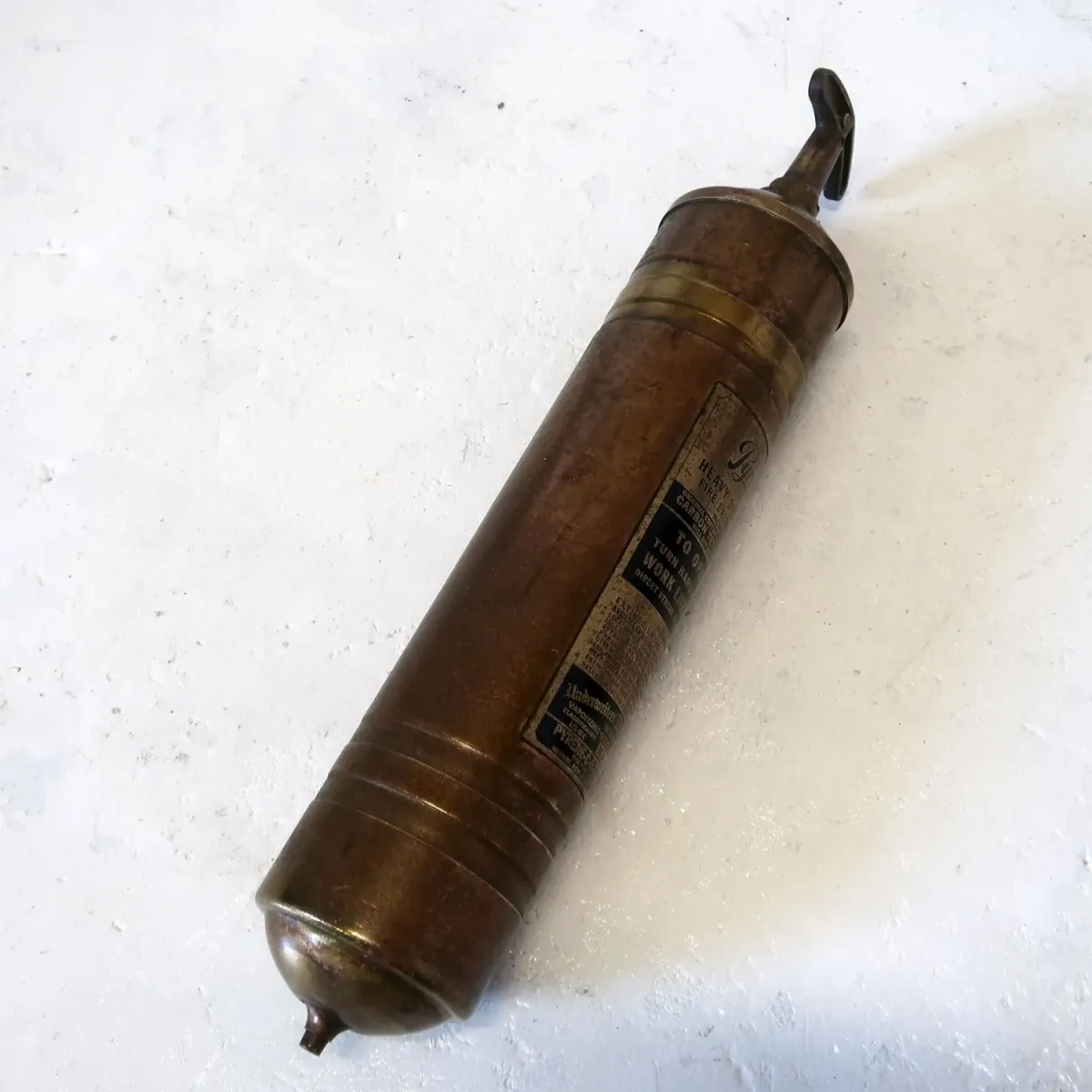 ビンテージ 消火器 銅×真鍮