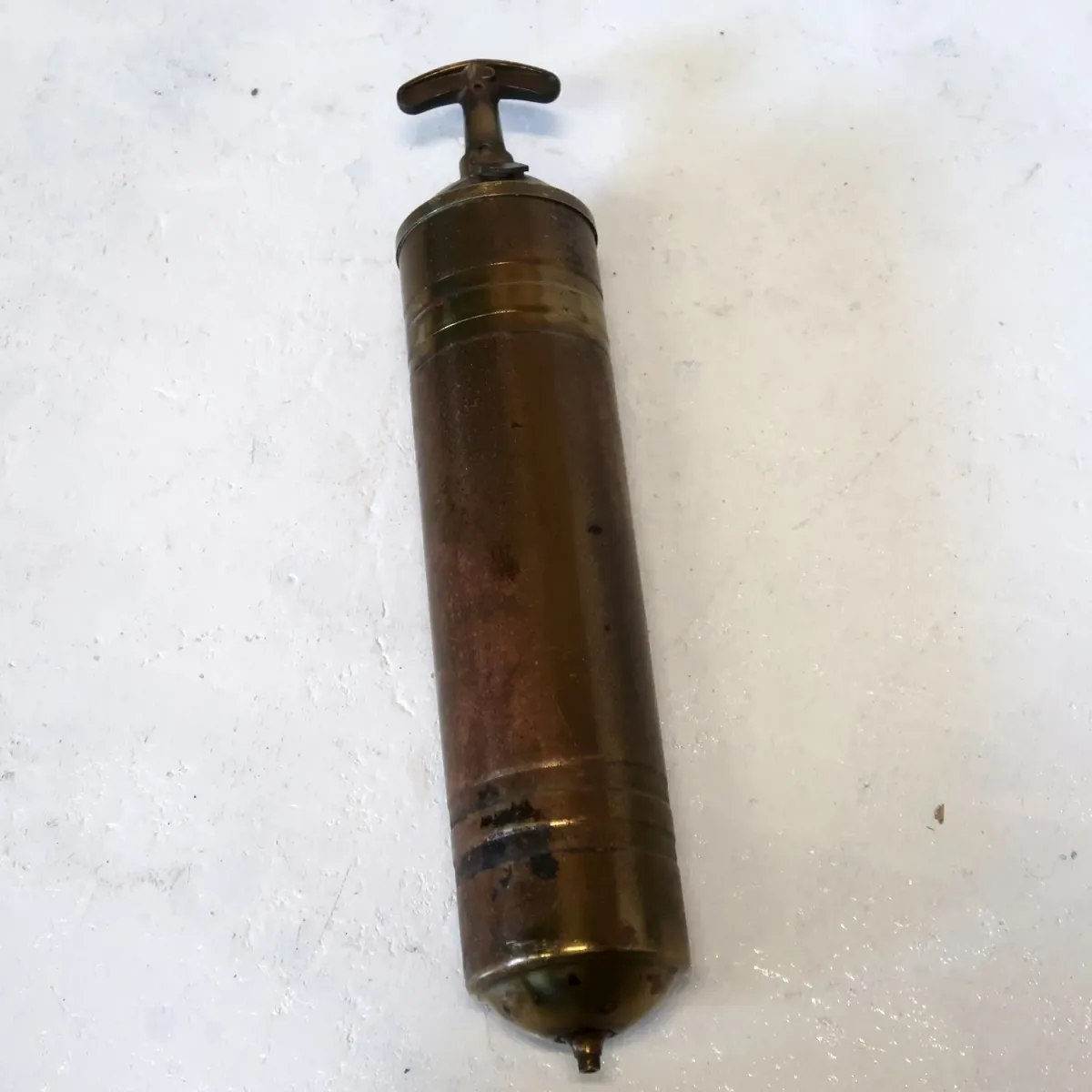 ビンテージ 消火器 銅×真鍮