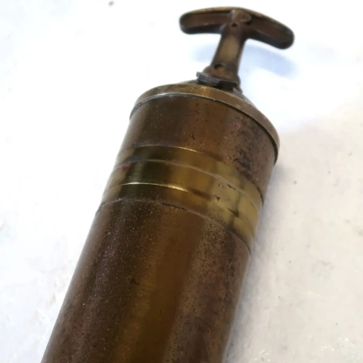 ビンテージ 消火器 銅×真鍮
