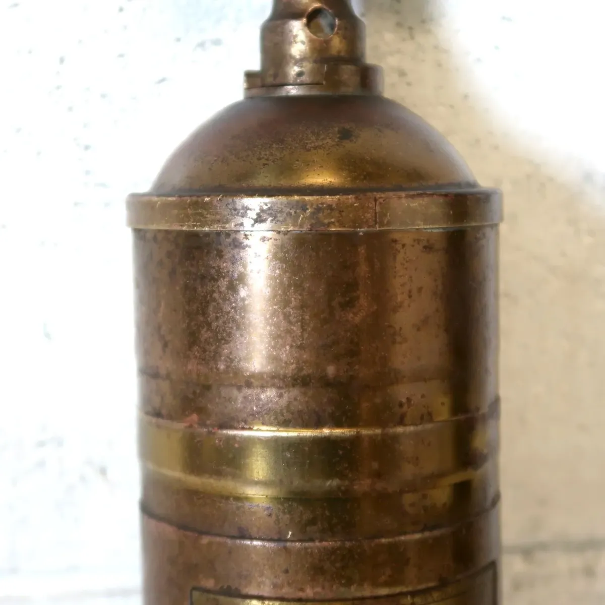 ビンテージ 消火器 銅×真鍮