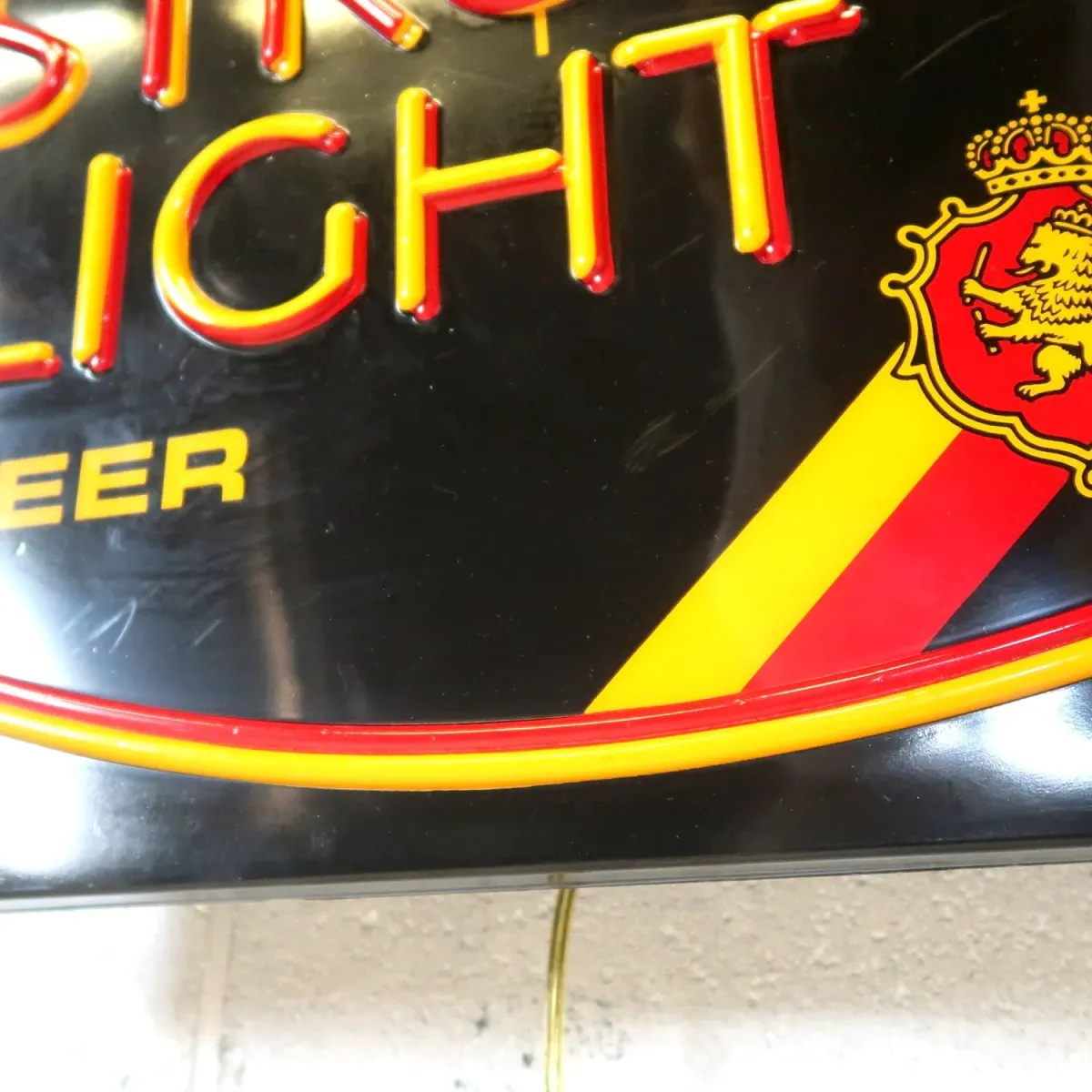 STROH LIGHT BEER ビンテージ ネオンデザイン ライトサイン
