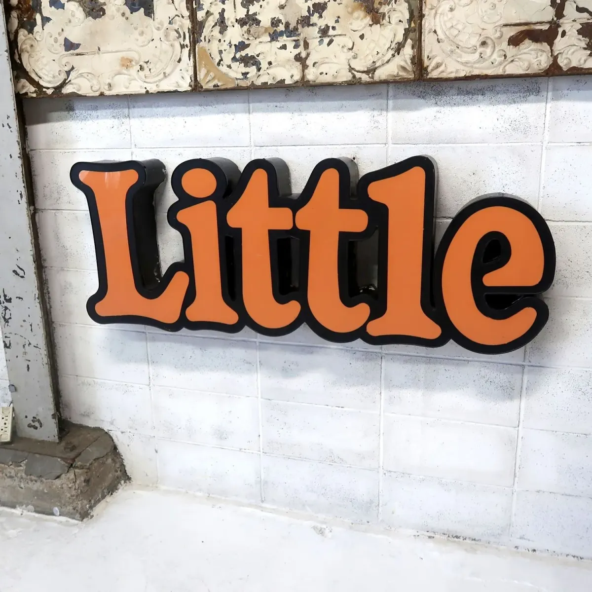 ビンテージ レターサイン Little