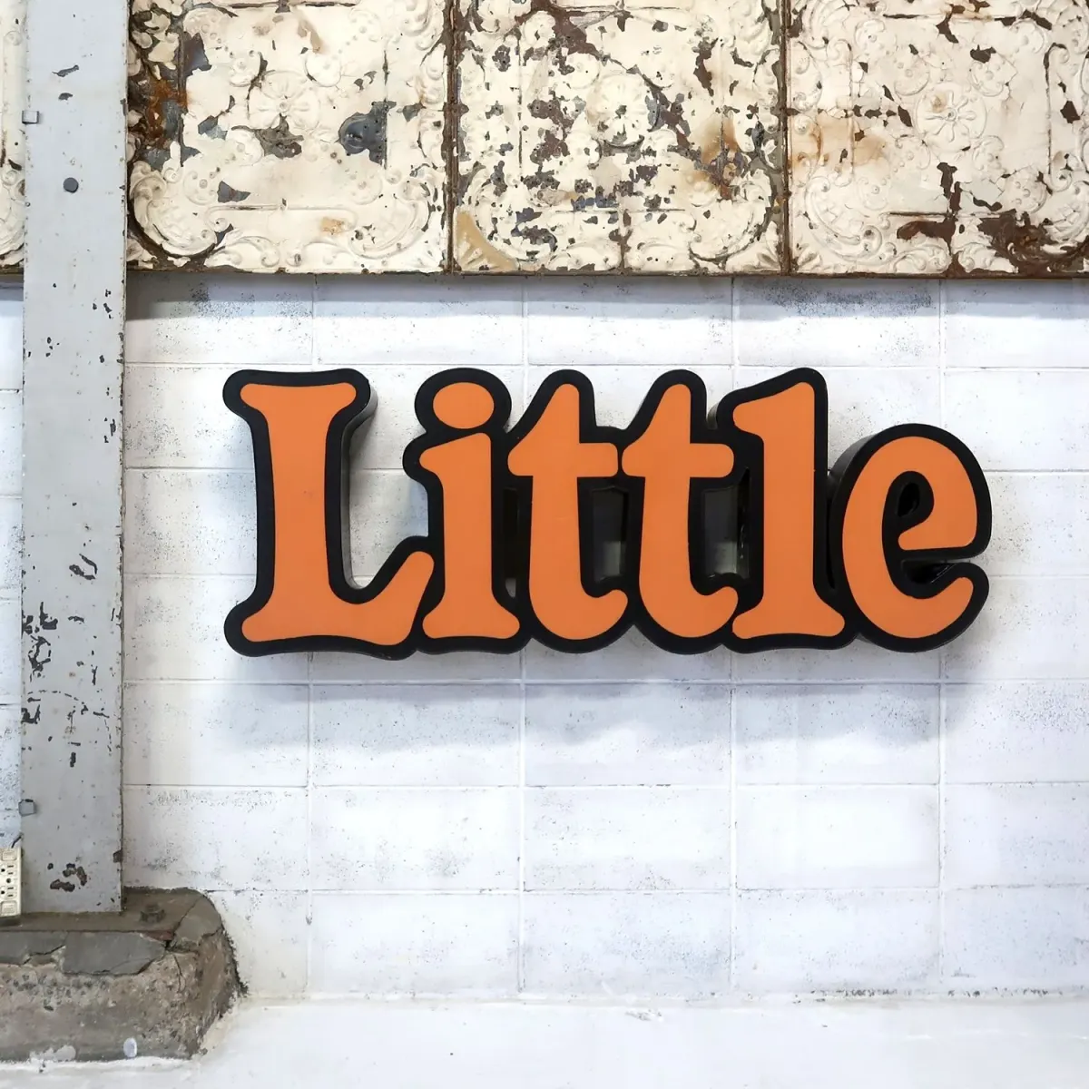 ビンテージ レターサイン Little