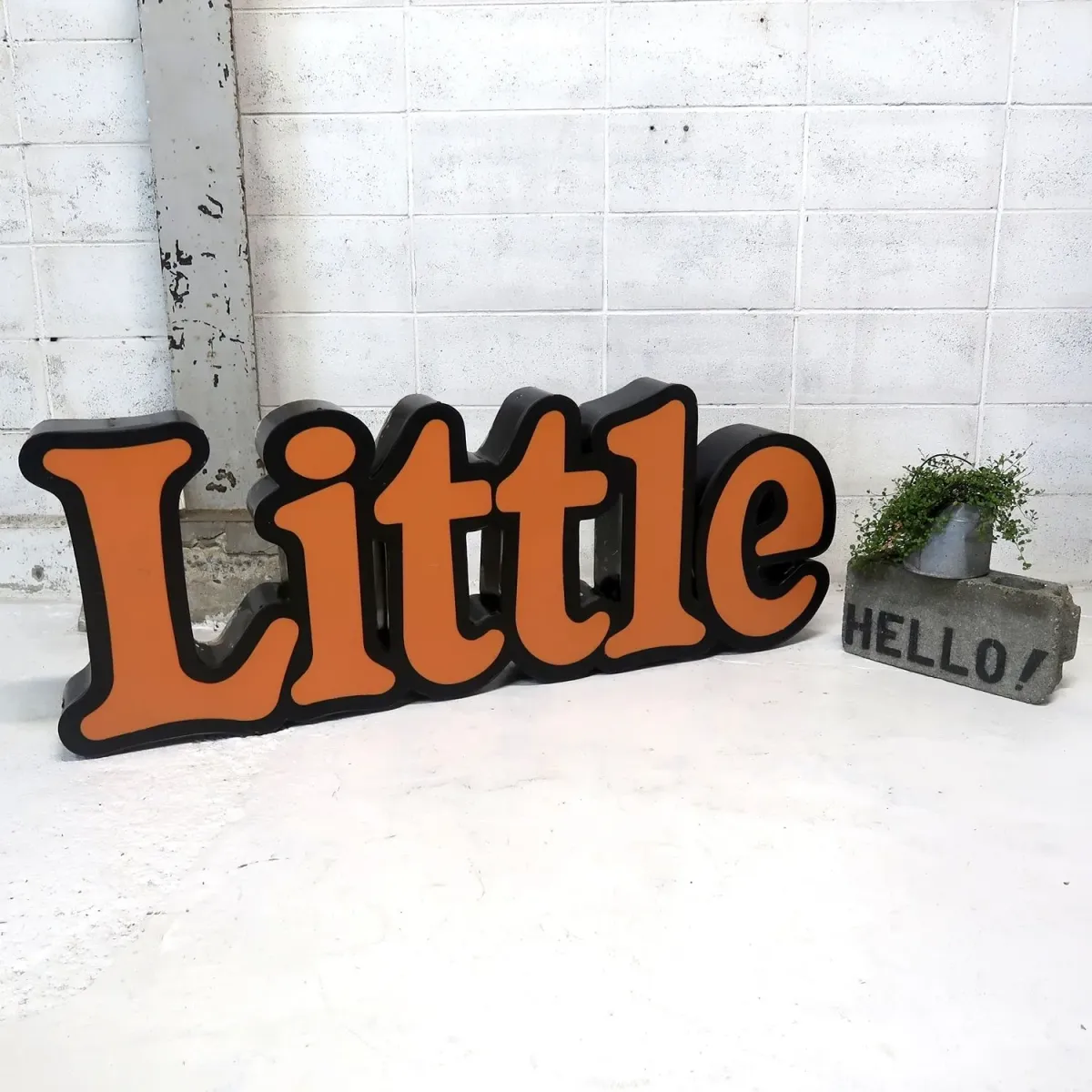 ビンテージ レターサイン Little