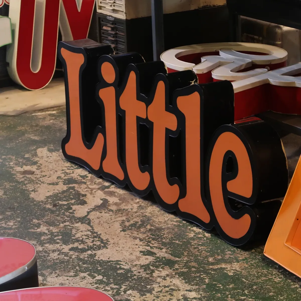 ビンテージ レターサイン Little