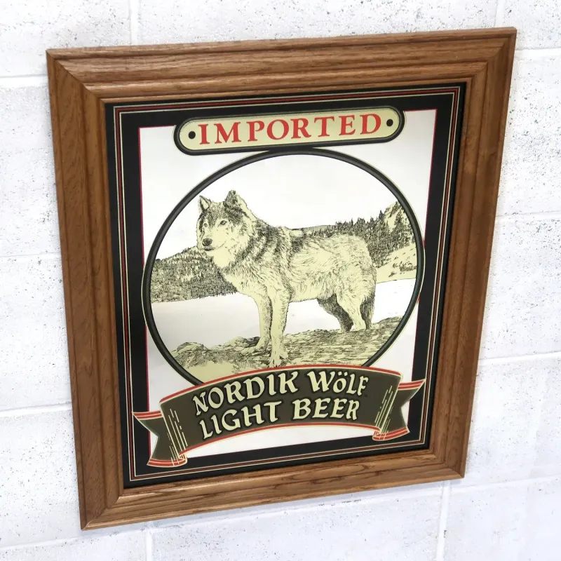 NORDIK WOLF LIGHT ビンテージ パブミラー