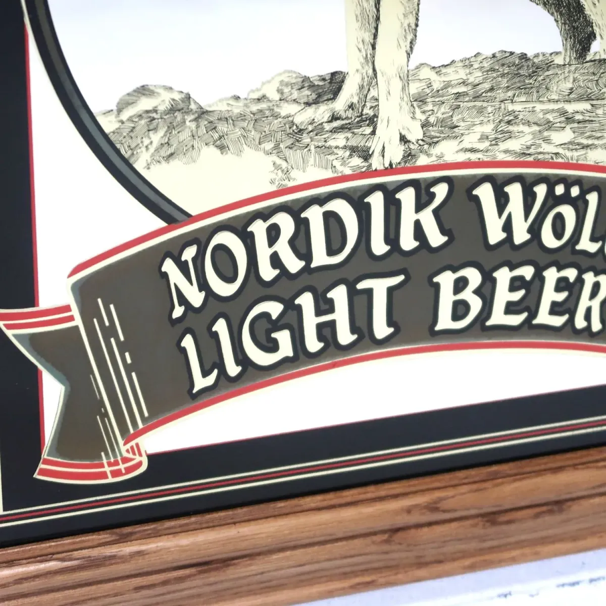 NORDIK WOLF LIGHT ビンテージ パブミラー