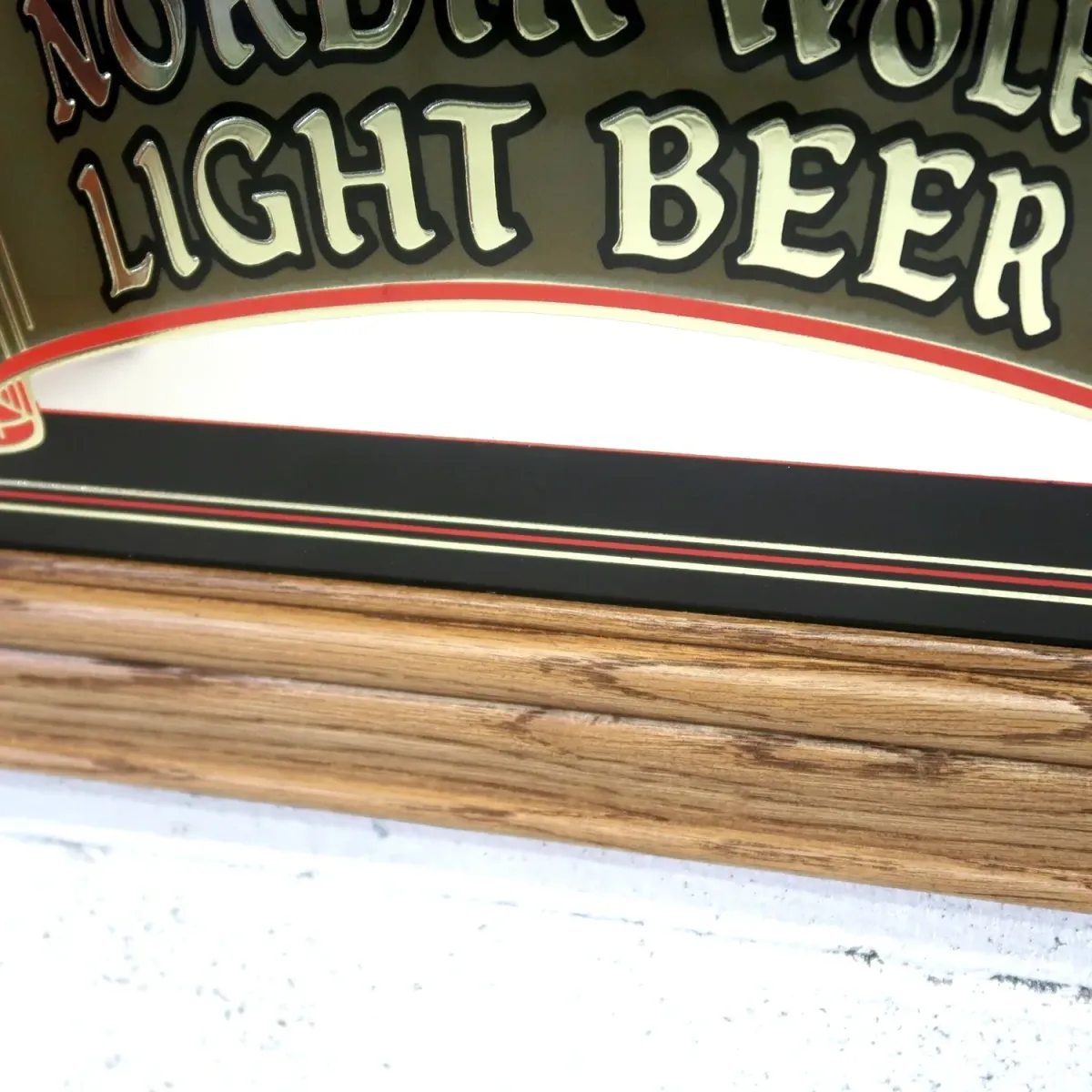 NORDIK WOLF LIGHT ビンテージ パブミラー