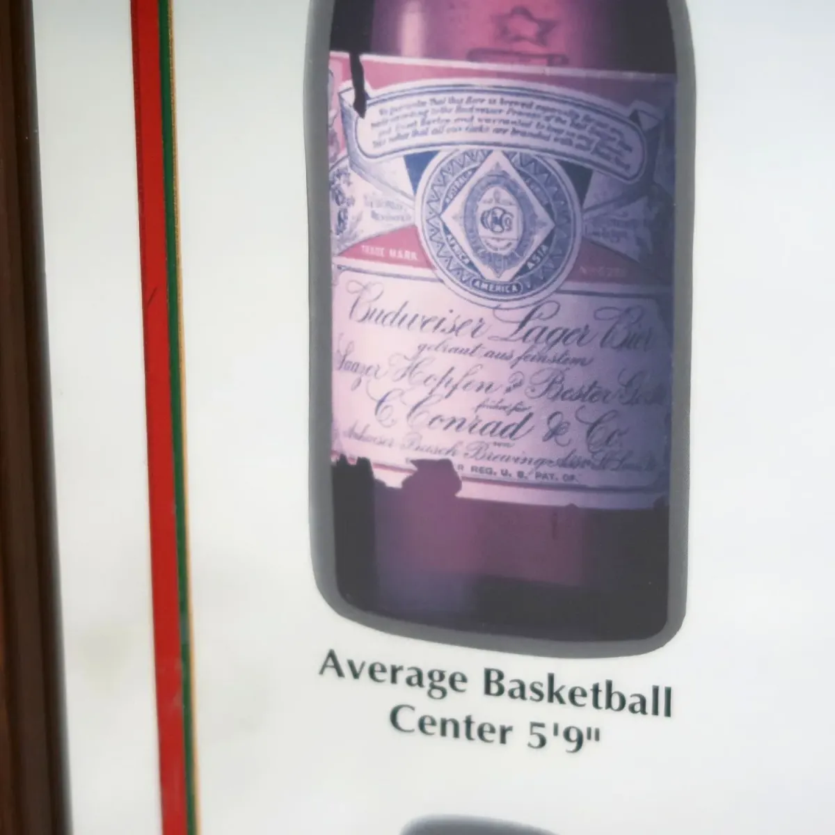 Budweiser ビンテージ パブミラー