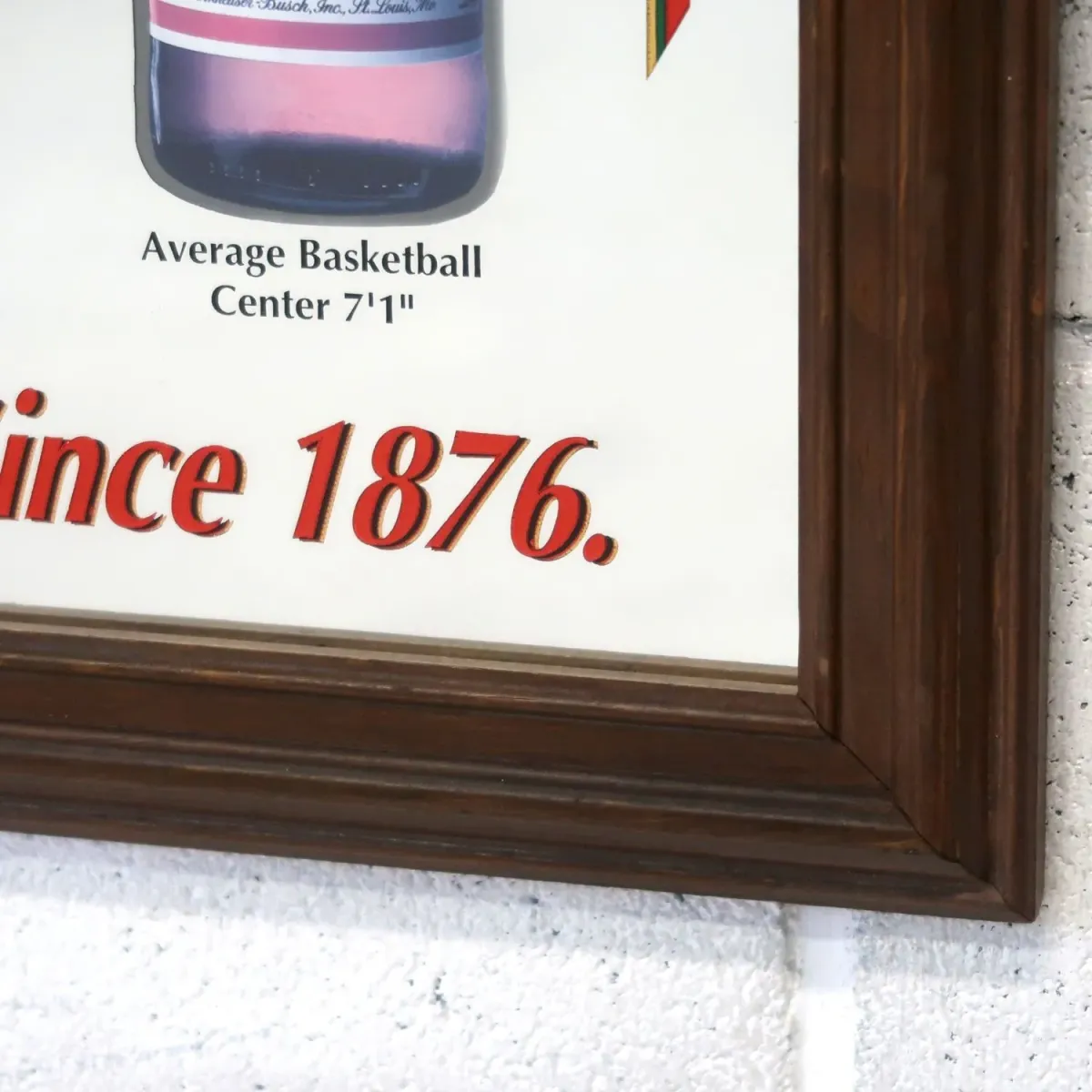 Budweiser ビンテージ パブミラー