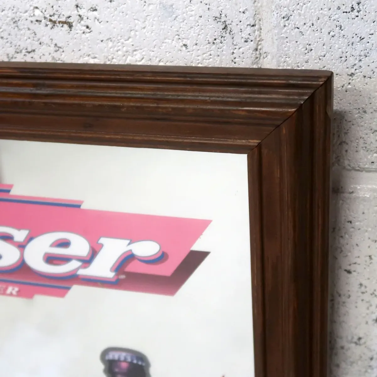 Budweiser ビンテージ パブミラー