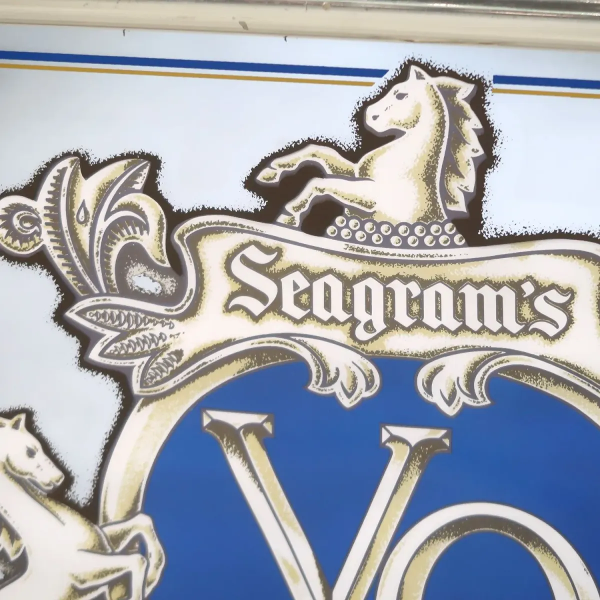 Seagram's VO ビンテージ パブミラー