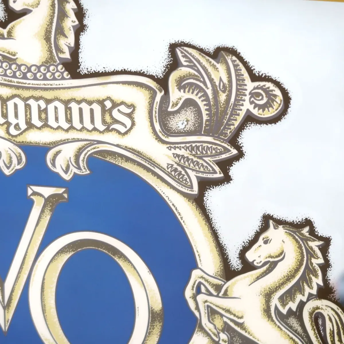 Seagram's VO ビンテージ パブミラー
